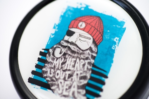 Liix BIG COLOUR BELL SEA BEARD Klingel / black  2