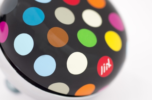 Liix Ding Dong Bell Polka Dots Big Mix Bell Black 2
