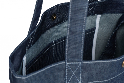 Liix DON'T PANIC IT'S ORGANIC Tasche / light denim  2
