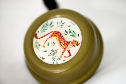 Liix COLOUR BELL CHEETAH Klingel / olive  2