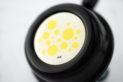 Liix COLOUR BELL YELLOW DOTS Klingel / black  2
