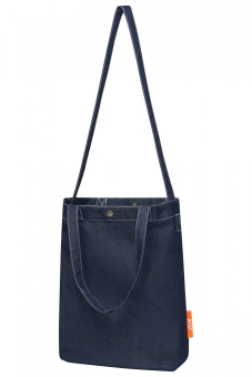 Liix DON'T PANIC IT'S ORGANIC Tasche / dark denim  2