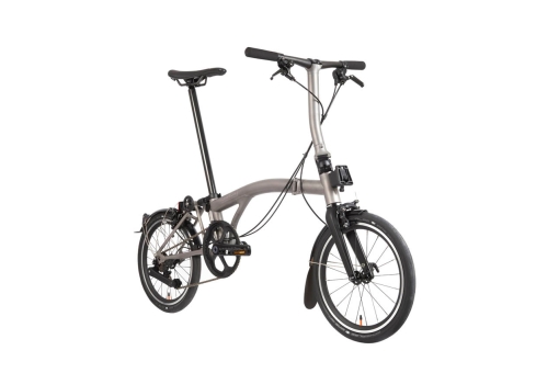 Brompton T-LINE Urban (4-Spd) Mid / Blasted Ti Blasted Ti/Blasted Ti 2