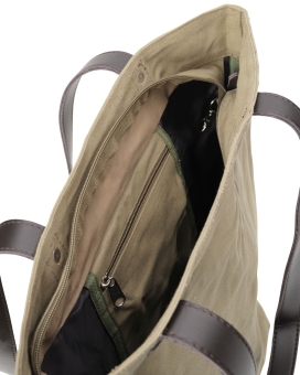 Liix KANNWAS Canvas Tasche / olive green  3