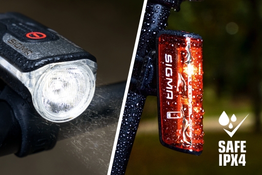 Sigma LED Licht Set Aura 80/Blaze Schwarz 3