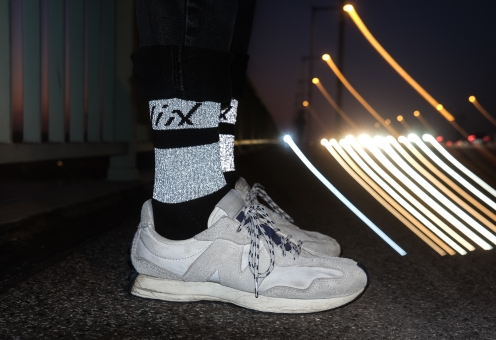 Liix Reflective Socks Black S | black 3