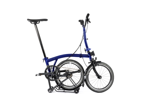 Brompton P-LINE Urban (4-Spd) High / Bolt Blue Lacquer Bolt Blue Lacquer/Titanium Black Matt 3