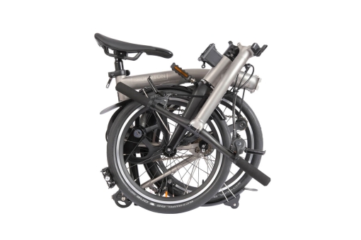 Brompton T-LINE Urban (4-Spd) Mid / Blasted Ti Blasted Ti/Blasted Ti 3