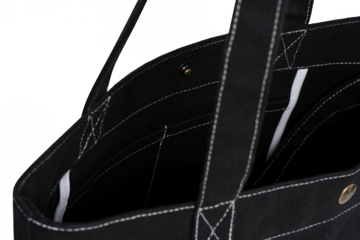 Liix DON'T PANIC IT'S ORGANIC Tasche / lava black  4