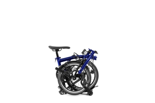 Brompton P-LINE Urban (4-Spd) High / Bolt Blue Lacquer Bolt Blue Lacquer/Titanium Black Matt 4