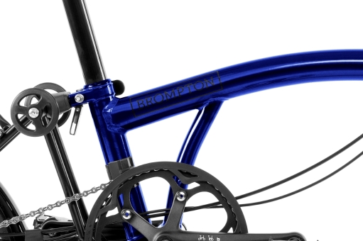 Brompton P-LINE Urban (4-Spd) High / Bolt Blue Lacquer Bolt Blue Lacquer/Titanium Black Matt 5