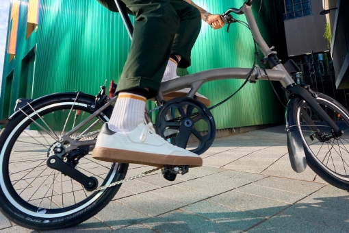 Brompton T-LINE Urban (4-Spd) Mid / Blasted Ti Blasted Ti/Blasted Ti 6