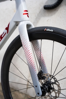 Ridley GRIFN RS ROAD Ultegra DI2 2x12 / Battle Ship Grey/Candy Red Metallic XXS 7