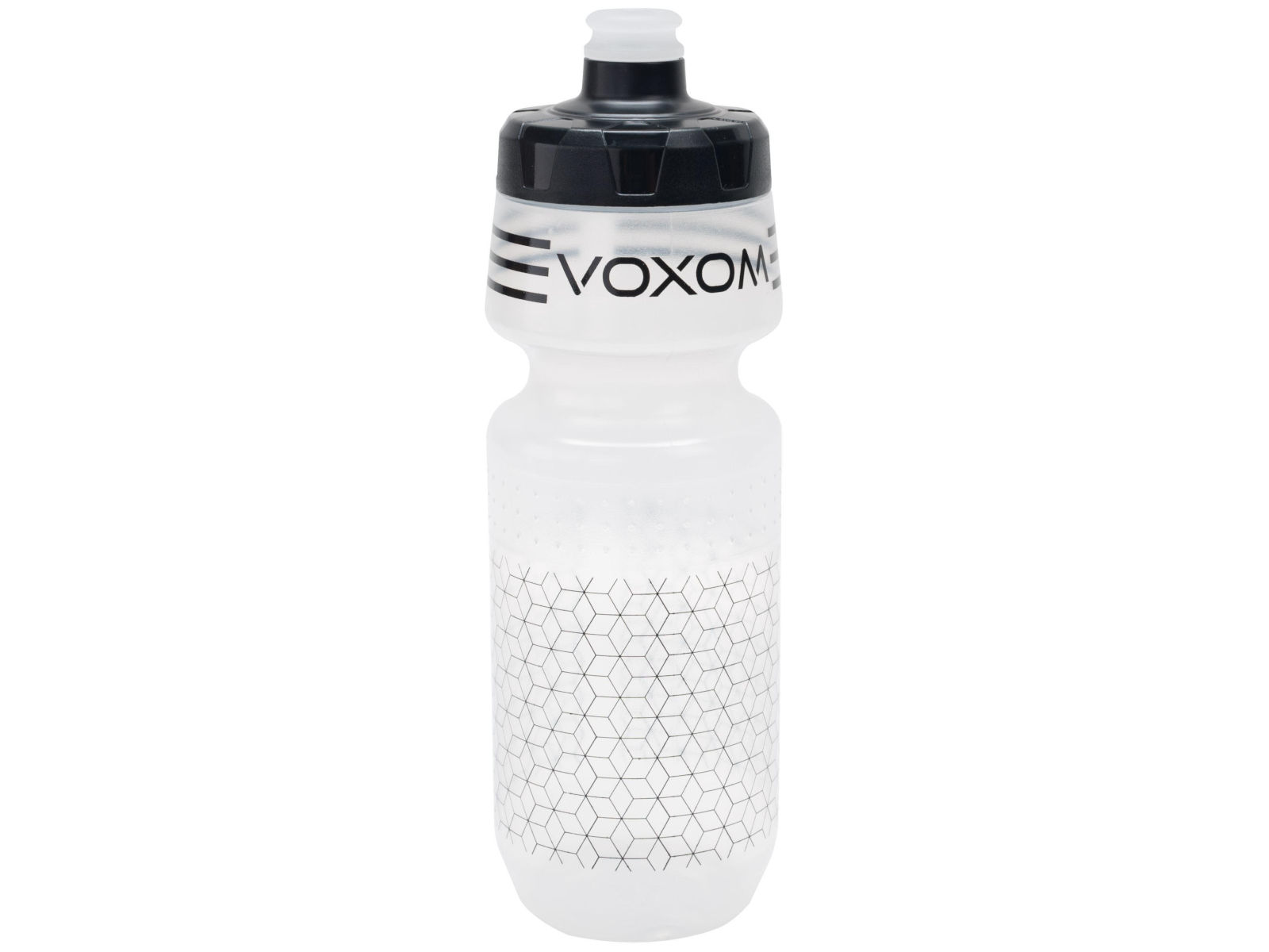 Voxom F1 Trinkflasche / transparent/schwarz  
